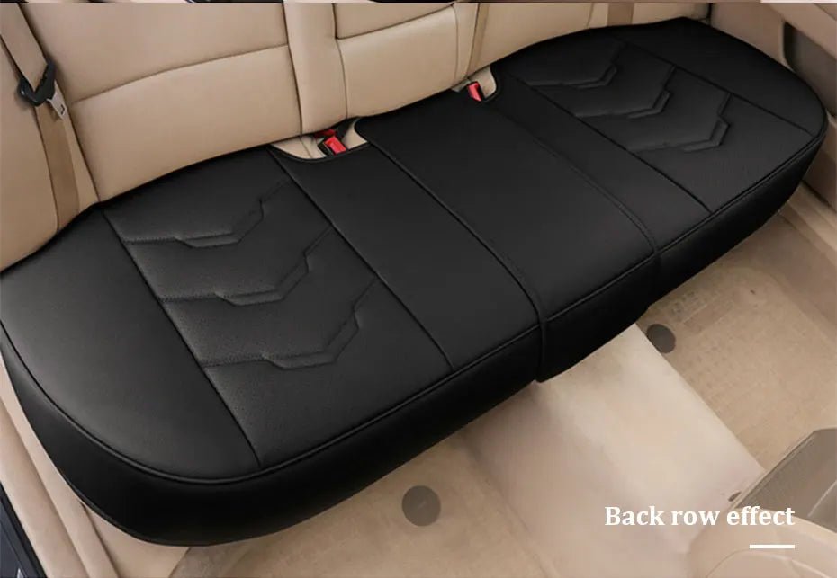 Housse de siège de voiture de luxe en cuir PU - SEAMETAL