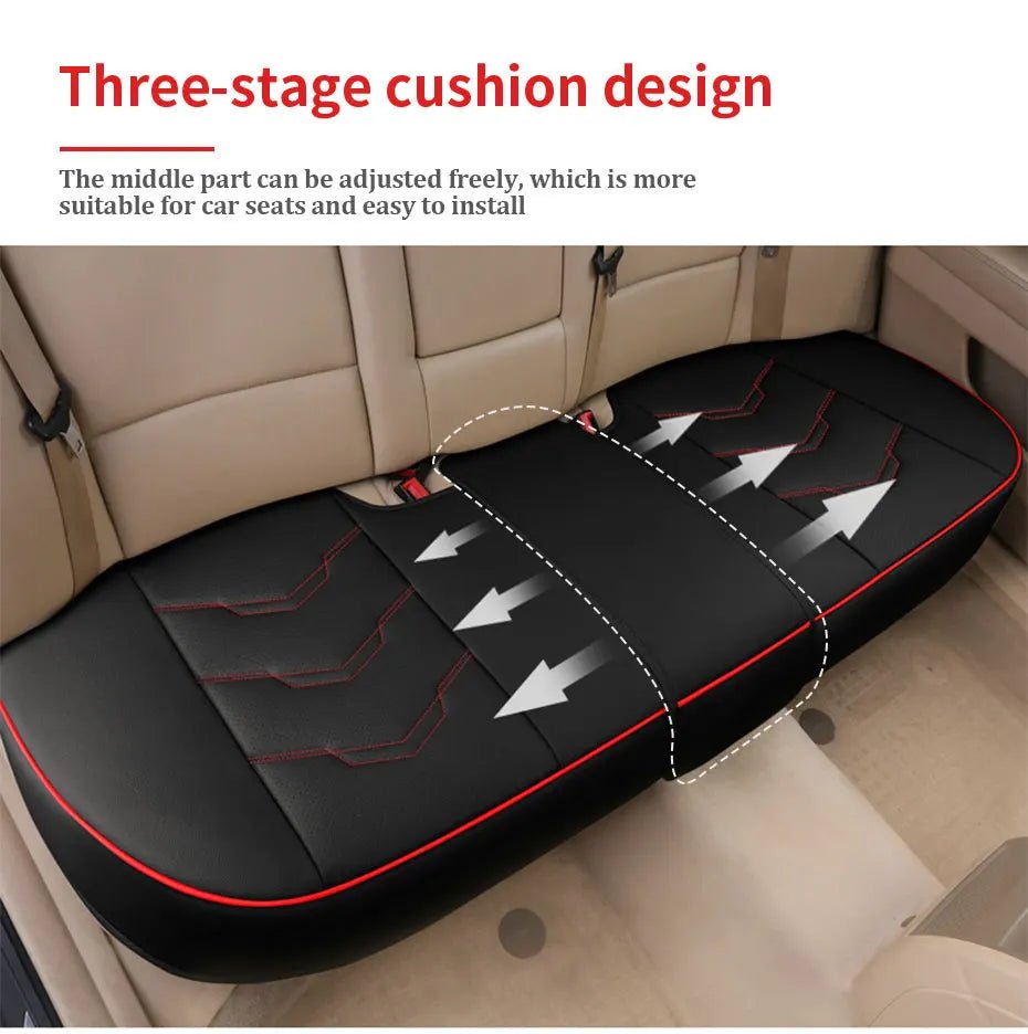 Housse de siège de voiture de luxe en cuir PU - SEAMETAL