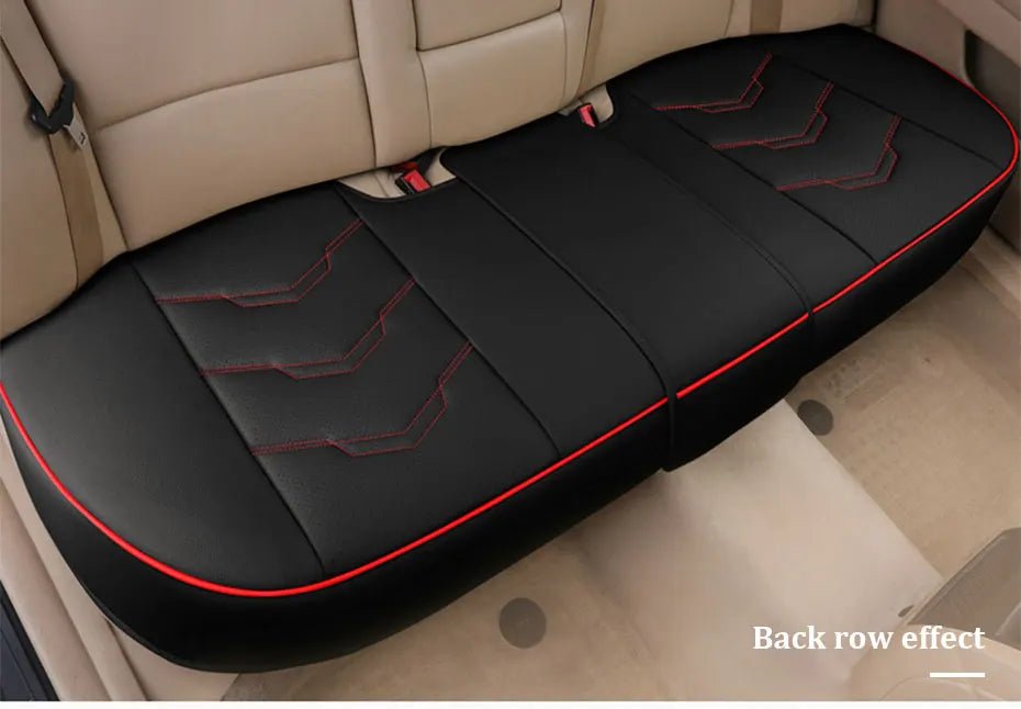 Housse de siège de voiture de luxe en cuir PU - SEAMETAL