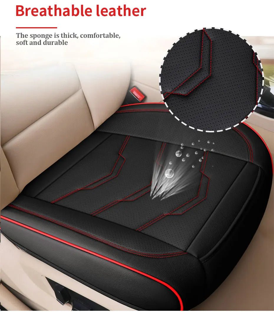 Housse de siège de voiture de luxe en cuir PU - SEAMETAL