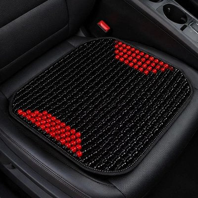 couvre siege pour voiture espacement entre perles favorisant circulation air évitant transpiration