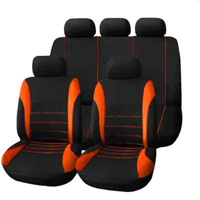 HOUSSE SIEGE AUTO orange résistance accrue aux déchirures