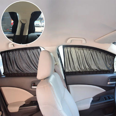 Pare soleil noir réglable pour fenêtre latérale voiture