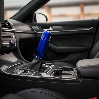 Pommeau de levier de vitesse aluminium sport bleu
