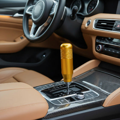 Pommeau de levier de vitesse aluminium sport or