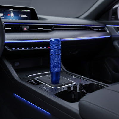 Pommeaux levier de vitesse aluminium bleu