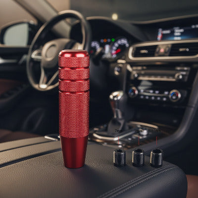 Pommeaux levier de vitesse aluminium rouge