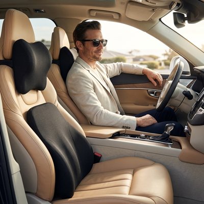 Coussin lombaire voiture