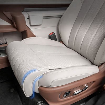 Couvre siege automobile réduisant la fatigue pendant les longs trajets 