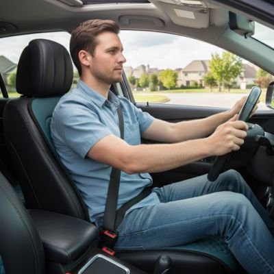 couvre siege avant voiture conception ergonomique homme confortable volant voiture