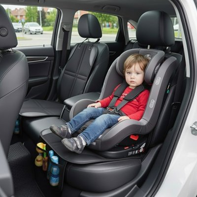 couvre siège pour voiture protégeant salissure sous sièges auto bébé et réhausseurs