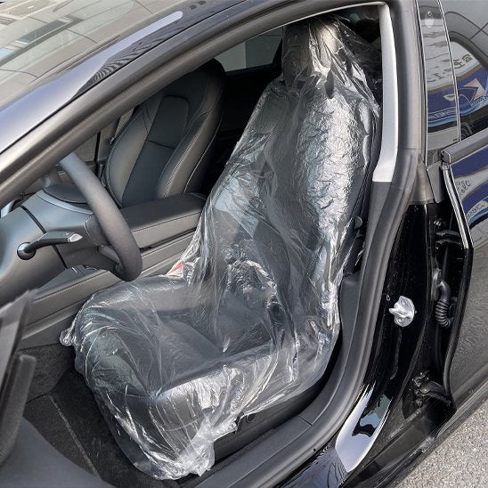 Housse de siège voiture film plastique protecteur résistant preseve sieges origines 