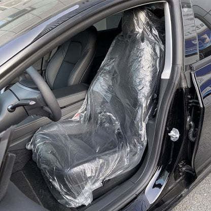 Housse de siège voiture film plastique protecteur résistant preseve sieges origines 
