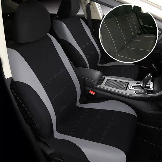 housse de voiture noir gris offrant texture douce et aspect élégant