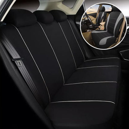 housse de voiture siege arriere noir gris matière résistante confortable