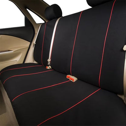 housse de voiture siege arriere noir rouge excellente résistance à l'usure 