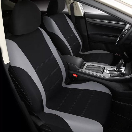 housse de voiture siege avant noir gris résistance accrue aux déchirures