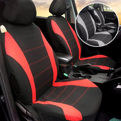 housse de voiture siege avant noir rouge adaptées toutes saisons 