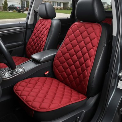 housse voiture rouge pour personnaliser habitacle voiture 