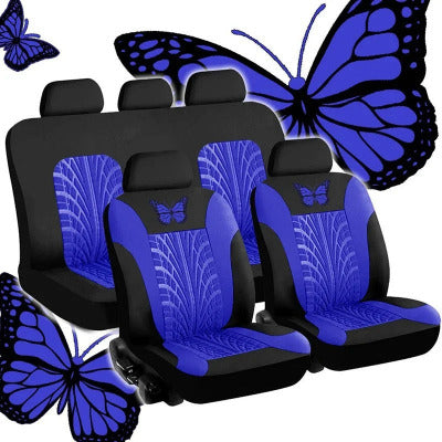 housse siege voiture bleu