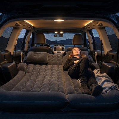 Matelas gonflable voiture