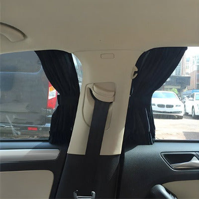 Pare soleil noir à sangle réglable pour fenêtre latérale voiture