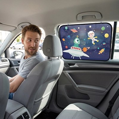 Pare soleil voiture bébé spatial protégeant habitacle voiture des rayons du soleil 