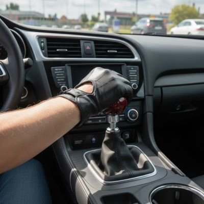 pommeau de levier de vitesse confortable naturelle lors des changements rapports