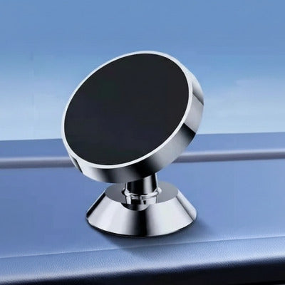 support magnetique telephone voiture argent